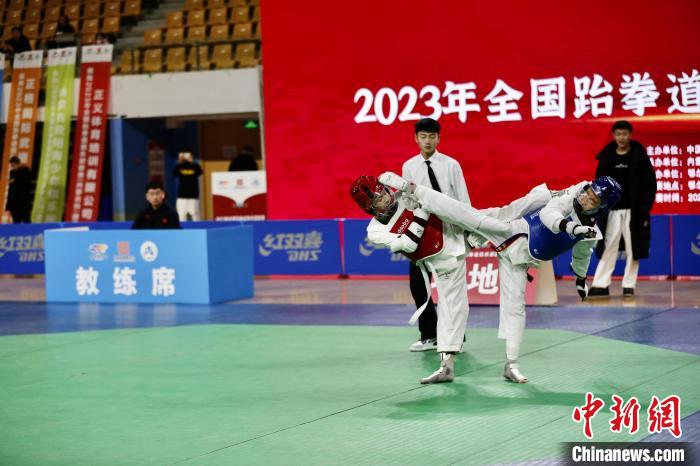 2023年全国跆拳道俱乐部联赛内蒙古站在鄂尔多斯