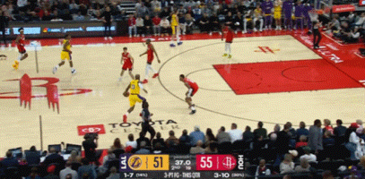 火箭控卫短板暴露 包夹杜兰特致惨败湖人